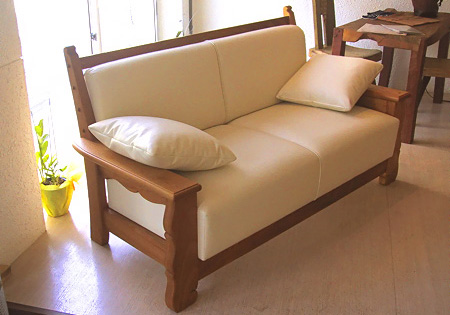 ケヤキ／レザー